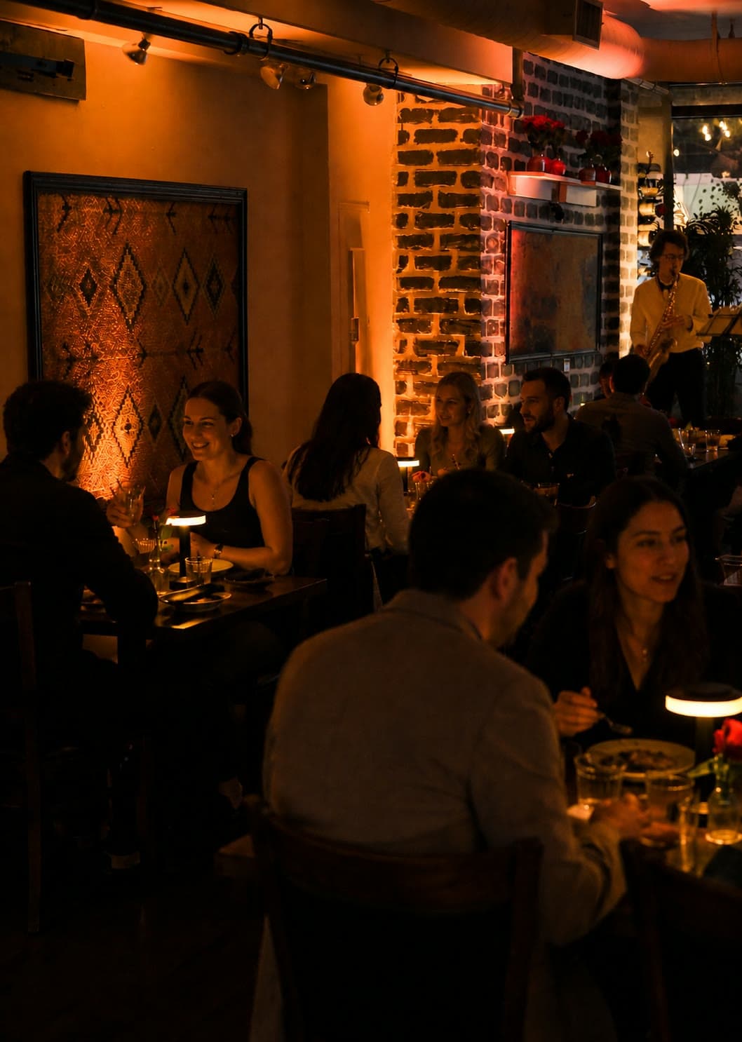 Elegant dining ambiance at Sofra